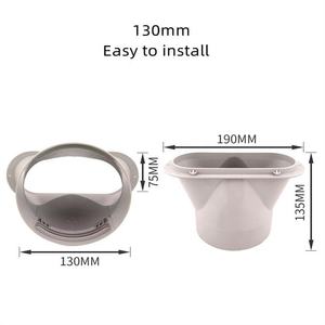 5.1 pouces accessoires de climatisation <span class=keywords><strong>Mobile</strong></span> tuyaux de tuyau de <span class=keywords><strong>climatiseur</strong></span> Portable raccord coupleur AC unité connecteur de <span class=keywords><strong>Tube</strong></span> d'échappement - Product Image 3