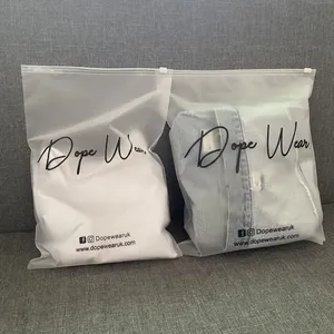 Pvc Frosted Pe Zipper Bags Ziplock Bags Shipping Bags For Clothing