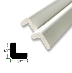 Manufacturer Adhesive Jointed Square Baseboards On Rounded Corners