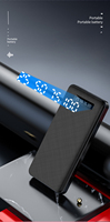 Kingstar usine vente Portable mode petite banque d'alimentation mince 20000mah intégré 4 câbles