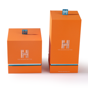 Wholesale custom made orange color printed different shapes cosmetic packaging box - Product Image 2
