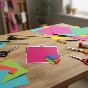 Foglio di Schiuma EVA Ilan 60x40cm Rosa Scuro, Materiale per Artigianato - Product Image 3