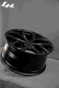 Nouvelles jantes en alliage forgé sur mesure pour <span class=keywords><strong>Tesla</strong></span> Model 3/Y/S/X/Cybertruck - 18/19/20/21/22 pouces, design concave noir mat, jantes sport - Product Image 3