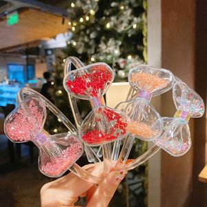 Accesorios para el cabello niñas lindo niños antideslizante bowknot <span class=keywords><strong>diadema</strong></span> de lentejuelas estrella transparente tocado diademas - Product Image 1