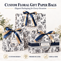 Sacs en papier avec nœud, sacs cadeaux pour parfums avec fenêtre transparente et poignées, 350 g/m², boîte cosmétique, sac de Noël, sac de transport