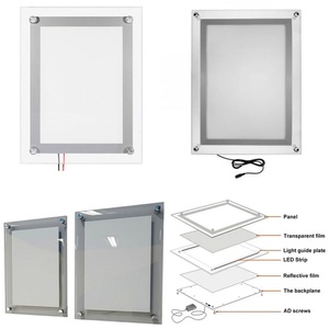 Led Backlit Picture Frame Hanging Lighting <b>Box</b> Acrylic Advertising Real Estate Crystal Light <b>Box</b> - Product Image 4