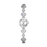 Montre Femme Tendance BS Bee Sister FA1676 en Acier Inoxydable et Alliage Simple avec Verre, Mouvement à Quartz, Aiguilles, Étanchéité 3 ATM, Bracelet en Silicone