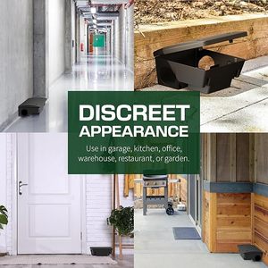 <span class=keywords><strong>Station</strong></span> universelle verrouillable pour appâts anti-rongeurs, boîte de contrôle des rongeurs inviolable pour usage intérieur et extérieur - Product Image 5