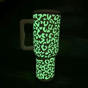 Customizable 40oz Color Changing <b>Double</b> <b>Walled</b> Vacuum Insulated Luminous Glow in the Dark Sublimation Tumbler - Product Image 4