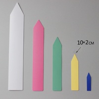 100 pièces étanche PVC plante marqueur multicolore 4 \ "jardin signe étiquette adhésive Durable sac étiquette pour plantes