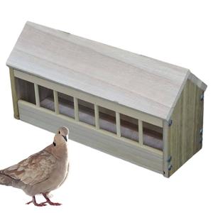 Mangiatoia piccione e pollame Dispenser cibo meno rifiuti alimentatori animali per polli anatre altri animali da allevamento per uso domestico - Product Image 5