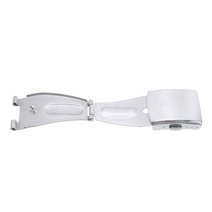 Venta al por mayor de lujo despliegue reloj cierre 10-22mm plegable de acero inoxidable reloj hebilla con doble botón para relojes <span class=keywords><strong>Casio</strong></span> - Product Image 4