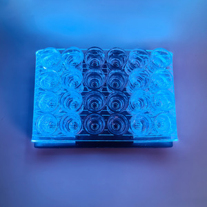 ที่วางแก้วอะคริลิค The Royal Grove 24 ช่อง พร้อมไฟ LED สำหรับบาร์ ร้านคาราโอเกะ ปาร์ตี้ไนท์คลับ - Product Image 2