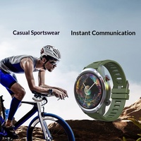 Reloj Inteligente Android Ultra para Adultos, Deportivo, Resistente al Agua, Esfera Grande, Monitorización de Salud, Monitor de Sueño, Pantalla TFT, Correa de Silicona