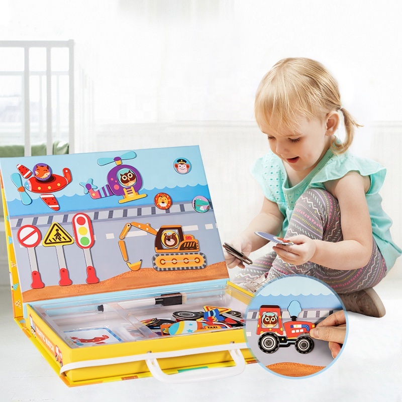 Educational Kit Magnetic Board Puzzle Toys