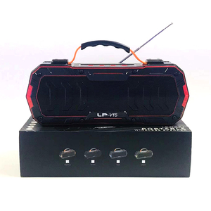 Altavoz Portátil <span class=keywords><strong>LP</strong></span>-V15 con Supergraves, Altavoz Inalámbrico BT, Sistema de Sonido para Exteriores, Graves Profundos, Altavoz Bluetooth, Radio FM/TF/USB - Product Image 1