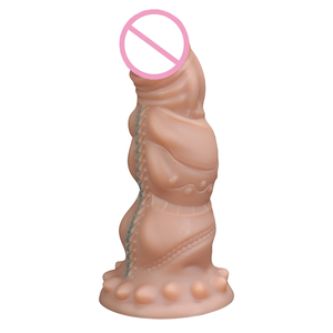 Vente en gros S M L XL <span class=keywords><strong>XXL</strong></span> 5 tailles Fantasy Monster Dildo Forme irrégulière Silicone premium Jouet pour adultes Alien pour un plaisir accru - Product Image 3