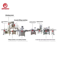 Machine de remplissage automatique de granulés en acier inoxydable avec peseuse multi-têtes pour bonbons, aliments pour animaux, noix et quincaillerie