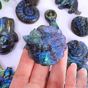 Venta al por mayor <span class=keywords><strong>de</strong></span> piezas talladas <span class=keywords><strong>de</strong></span> labradorita natural, <span class=keywords><strong>piedra</strong></span> lunar azul brillante, espécimen mineral pulido <span class=keywords><strong>en</strong></span> <span class=keywords><strong>bruto</strong></span>, cristal tallado, adorno decorativo - Product Image 3