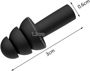 شعار مخصص <span class=keywords><strong>32db</strong></span> لينة سيليكون قابلة لإعادة الاستخدام قابلة للطي سدادات الأذن إلغاء الضوضاء مع حالة حماية السمع لسلامة السباحة - Product Image 6