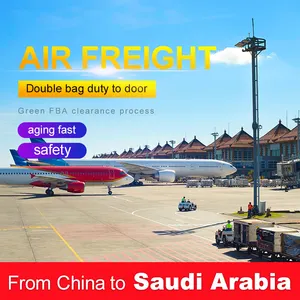 China top 1 ddp ddu air freight shipping agent to saudi arabia door to door service freight forwarder