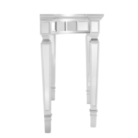 Table de console en verre, miroir écrasé, avec miroir, à la mode