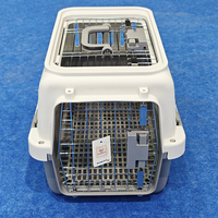 Nouvelle conception de cage de transport pour animaux de compagnie, sac à dos en PVC portable pour petits animaux, chats, cage de transport pour animaux de compagnie, cage de transport pour animaux de compagnie pour les voyages en avion