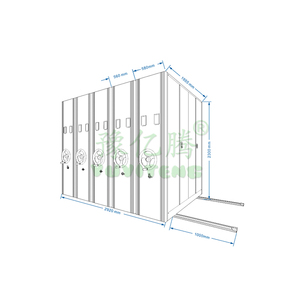Estanterías Móviles Asistidas Mecánicamente para Archivo Legal <span class=keywords><strong>de</strong></span> Oficina - Product Image 4
