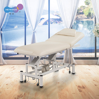 Lit de massage électrique portable pour tout le corps avec roues mobiles, table de spa pour salle de sport, design moderne, salon de beauté, oreiller inclus