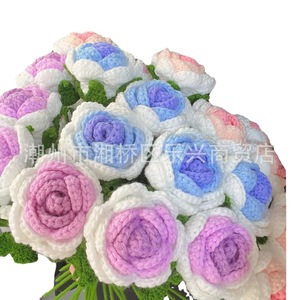 Fleur de tournesol finie, tissée à la main, fleur artificielle, fleur décorative de tournesol, cadeau pour la Saint-Valentin, cadeau pour la fête des enseignants - Product Image 5