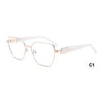 Haoya 2026 – Monture optique classique en métal pleine monture pour femme, légère, convient à toutes les formes de visage, usage quotidien, best-seller