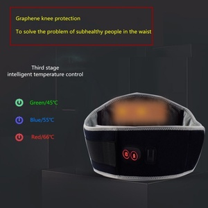 Electric Body Graphene Slimming Lumbar Heating Belt Vibration Massage Support Heating Waist Massager Menstrual Heating Belt - Product Image 3