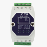 Módulo RS485 DAQ-46C02, Módulo de Salida Analógica, Módulo de Comunicación Industrial, Módulo de Automatización Industrial, Módulo E/S