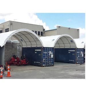 Refugio Metálico para Contenedores Marítimos, Domo para Contenedor de Envío de 40' con Puerta, Cobertizos y Almacenamiento - Product Image 1