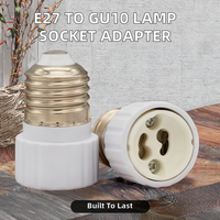Douille de lampe Huayi en céramique E27 GU10, adaptateur de douille à vis, en plastique ignifuge avec raccords en cuivre, AC 220V