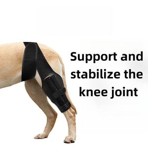 कुत्ते के एसीएल घुटने के ब्रेस समायोज्य कुत्ते के लिए 2 स्टेबलाइजर्स के साथ पैर के ब्रेस को दर्द से राहत - Product Image 2