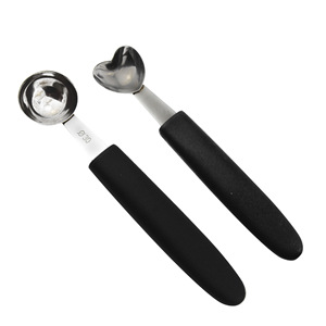 Cuchara <span class=keywords><strong>de</strong></span> Acero Inoxidable al por Mayor para Frutas, Helados y Sandías, Cuchara Cortadora <span class=keywords><strong>de</strong></span> Melón con Mango Ergonómico - Product Image 2