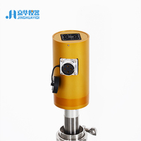 Réacteur chimique en verre à enveloppe ultrasonique à l'échelle pilote avec dispersion ultrasonique, émulsification et filtration PTFE Nutsche