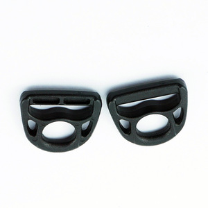 Hebilla de plástico en forma de D para bolsos, resistente al desgaste, accesorios duraderos para mochilas J8-020, color sólido - Product Image 2