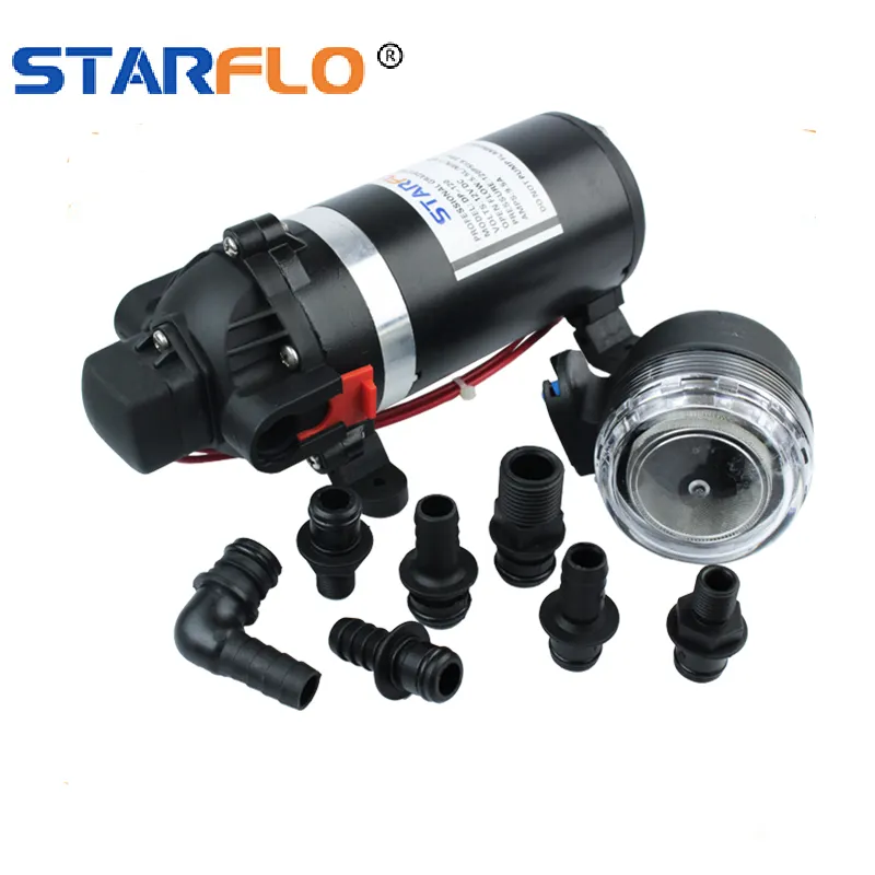 STARFLO 5.5LP、M 120PSI 12v DCマイクロミニウォーターカーおよび窓洗浄電動高圧ブースターポンプ
