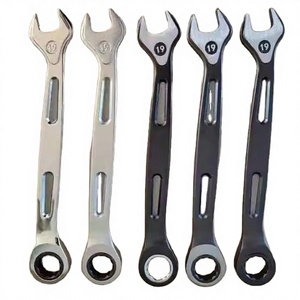 High Quality Metric OEM Carbon Steel Combination Lightweight Multi-purpose Hollowed-out Spanner Ratchet Wrench Set <b>Tools</b> - Product Image 2