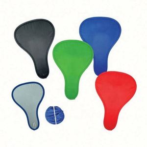 Polyester Foldable Hand Fan <b>Folding</b> Pocket Fan With Customized Logo - Product Image 1