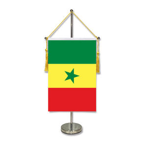 เสาธงตั้งโต๊ะสำนักงานพร้อมธงโพลีเอสเตอร์ ที่วางธงตั้งโต๊ะ - Product Image 5