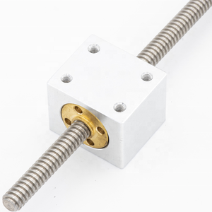 Thép không gỉ vít TR8 hình thang vít Pitch 1mm <span class=keywords><strong>2mm</strong></span> 4mm hình thang dẫn vít và đai ốc - Product Image 6
