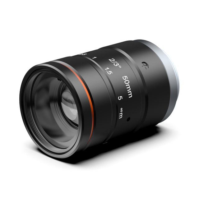 0.01% Low Distortion Industrial Automation Detection Camera 2/3" Format 50mm F2.8-16 16 MP C-mount Lens