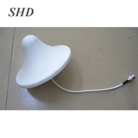 Antena Dipolo 4G/5G WiFi 698-3800MHz, Polarización Vertical, Conector N-Hembra, DAS ABS, Techo, Interior, Blanca, para Teléfonos Móviles