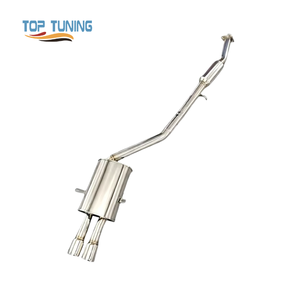 Système d'échappement en acier inoxydable pour BMW E36 E90 <span class=keywords><strong>E92</strong></span> 318is 323, silencieux et tuyau d'échappement arrière, modification et amélioration de l'échappement - Product Image 1