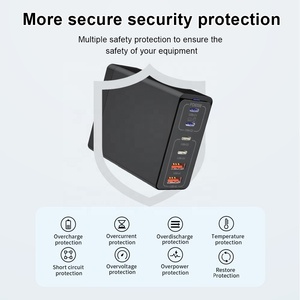 Estación de Carga Magnética de Escritorio HNT 105W <span class=keywords><strong>GaN</strong></span> PD3.0, Cargador Rápido 2A+4C con Protección OTP para Laptop y Uso Universal OEM - Product Image 3