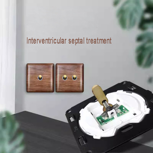 86 tường ánh sáng brasstoggle chuyển đổi Walnut Bảng điều chỉnh phong cách retro uk13 một ổ cắm 250V 1 2 3 4 gang phổ Ổ cắm ổ cắm biệt thự 250V - Product Image 3