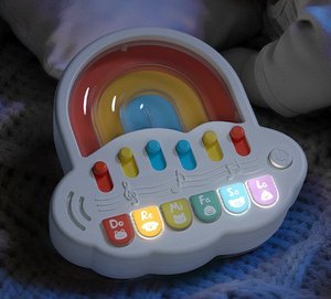Portable Mini Electronic Marbles Music Piano Toy Button Function <b>Battery</b> <b>Operated</b> ABS Plastic - Product Image 5